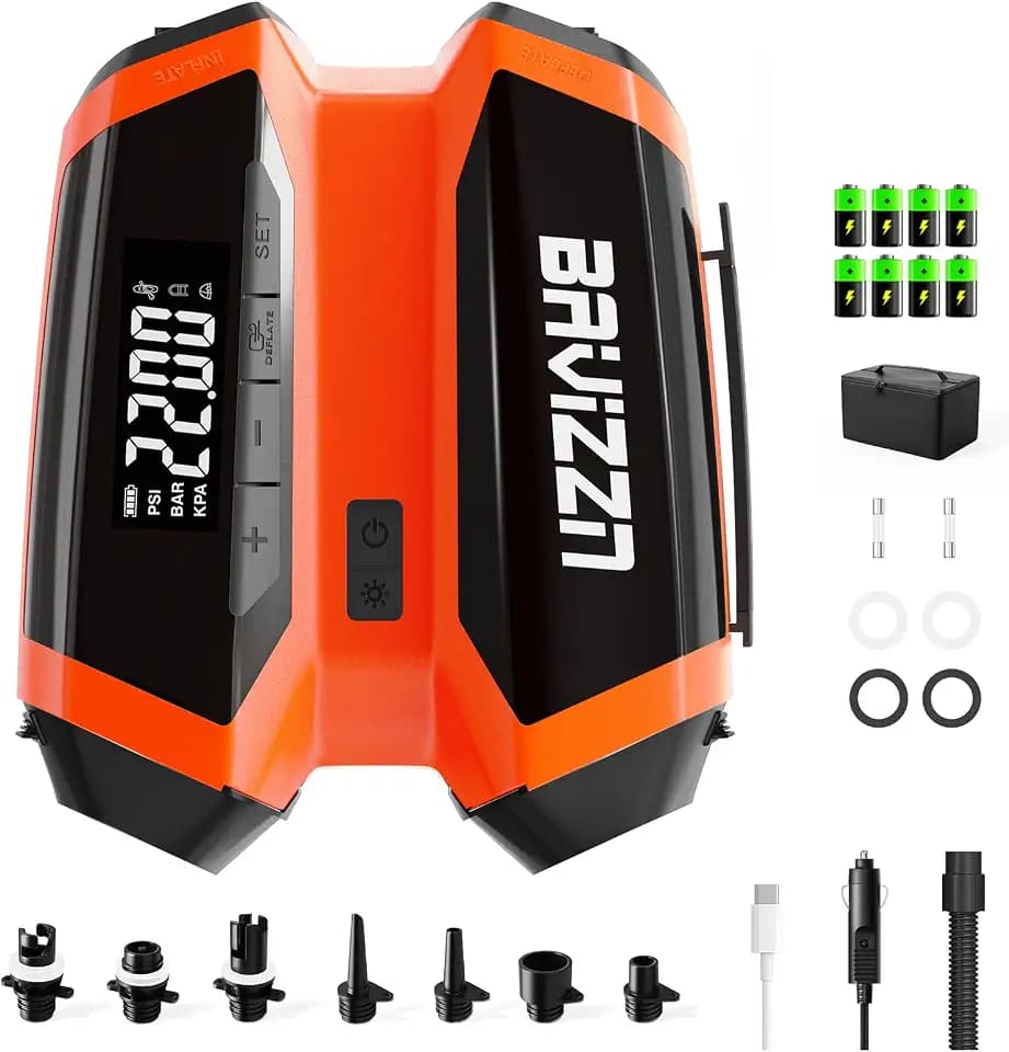 Rechargeable Paddle Board Pump, Electric SUP Pump for Inflatables