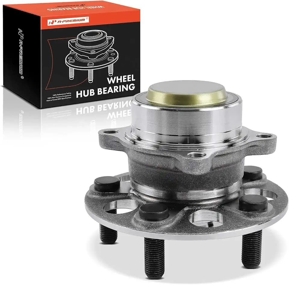 A-Premium Rear Wheel Bearing and Hub Assembly Compatible with Honda, Acura