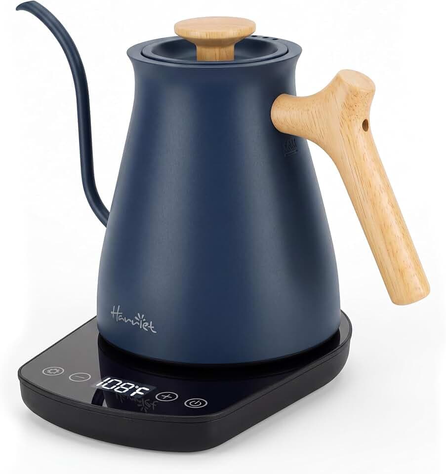 Harriet Gooseneck Electric Kettle, 0.8L, 1°F Control, Brew Timer
