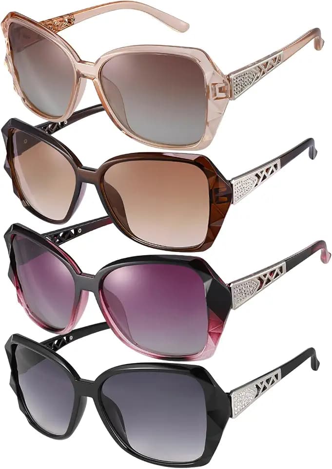 DragonflyDreams Women Large Sunglasses, UV 400 Glasses
