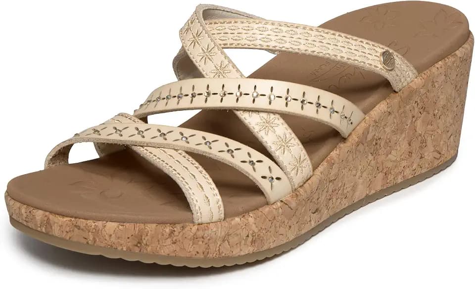 Skechers Women's Arch Fit Beverlee 2.0 Tiger Posse Sandal