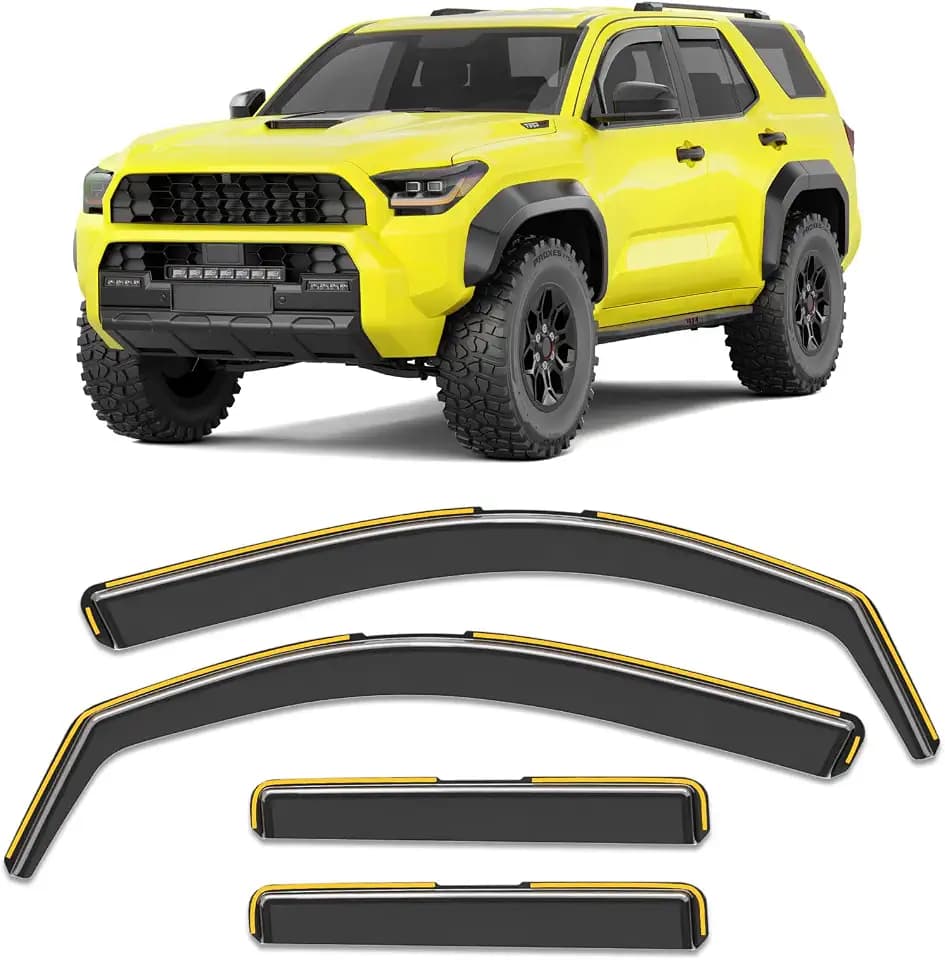 in-Channel Window Visors Rain Guards for Toyota 4Runner 2025 2026