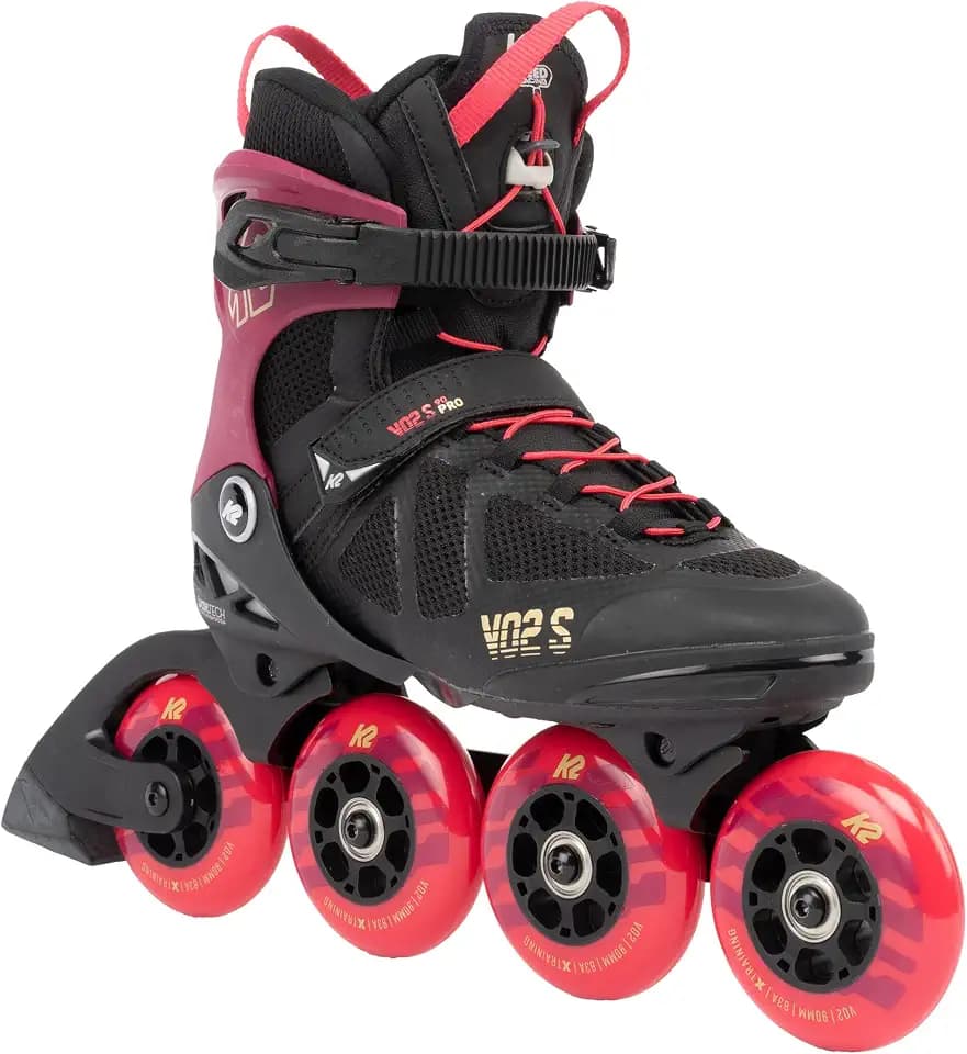 K2 VO2 S 90 W Inline Skate 2025 Burgundy/pink