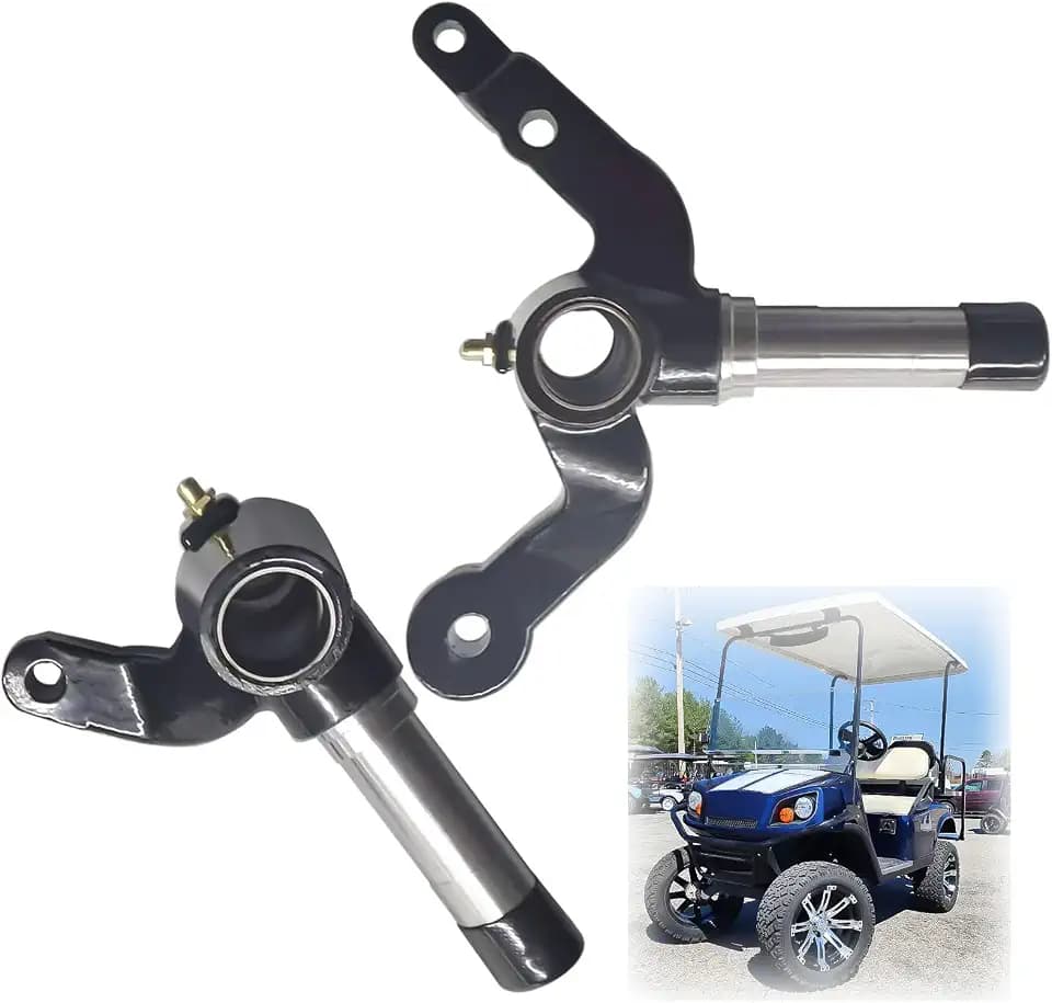 LOSTAR Golf Cart Front Hand Spindle Assembly Driver & Passenger Side Compatible with 2001-Up EZGO TXT Gas & Electric Replaces 70673-G02 70942-G02