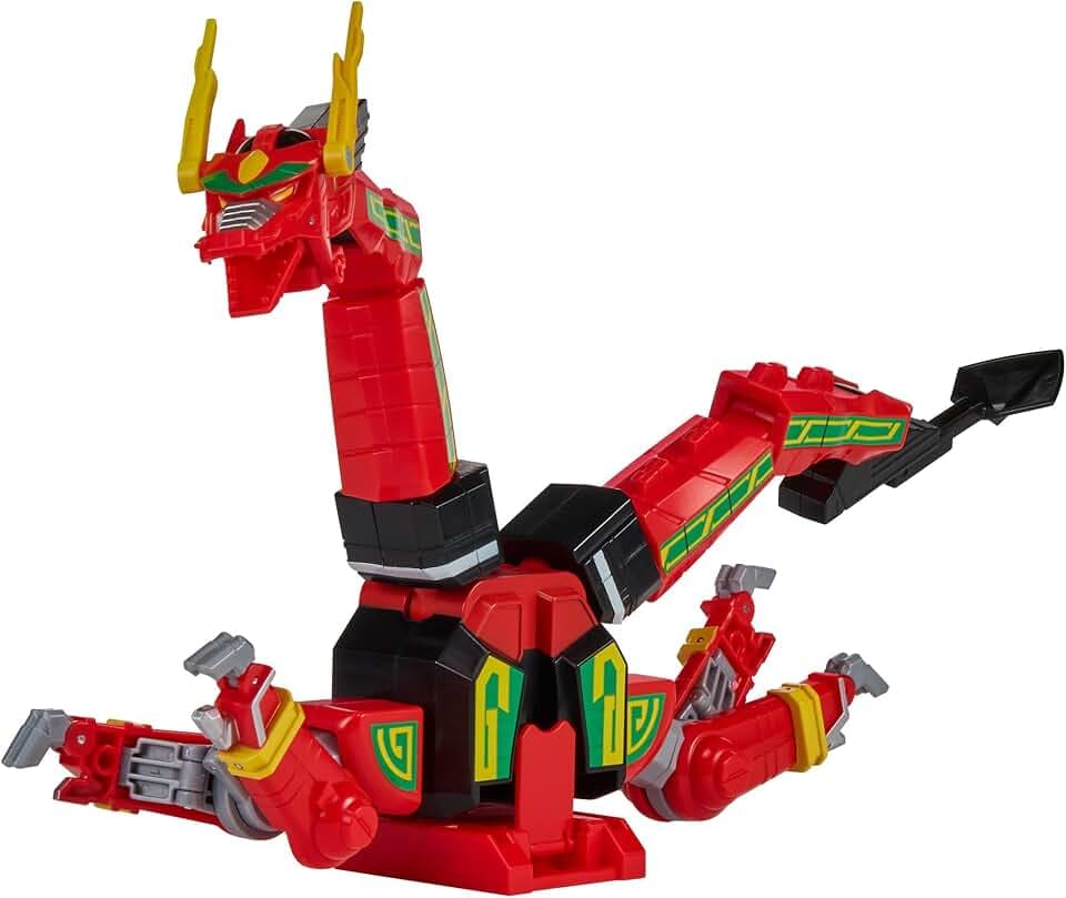 Power Rangers Mighty Morphin Re-Ignition - Red Dragon Deluxe Combinable Thunderzord (Season 2) by Playmates Toys