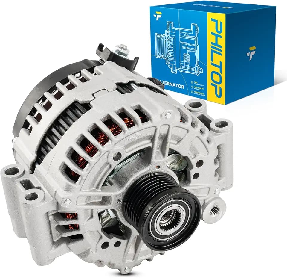 PHILTOP Alternator Compatible with BMW, 2007-2010 X5 3.0L GAS (w/Rear AC)