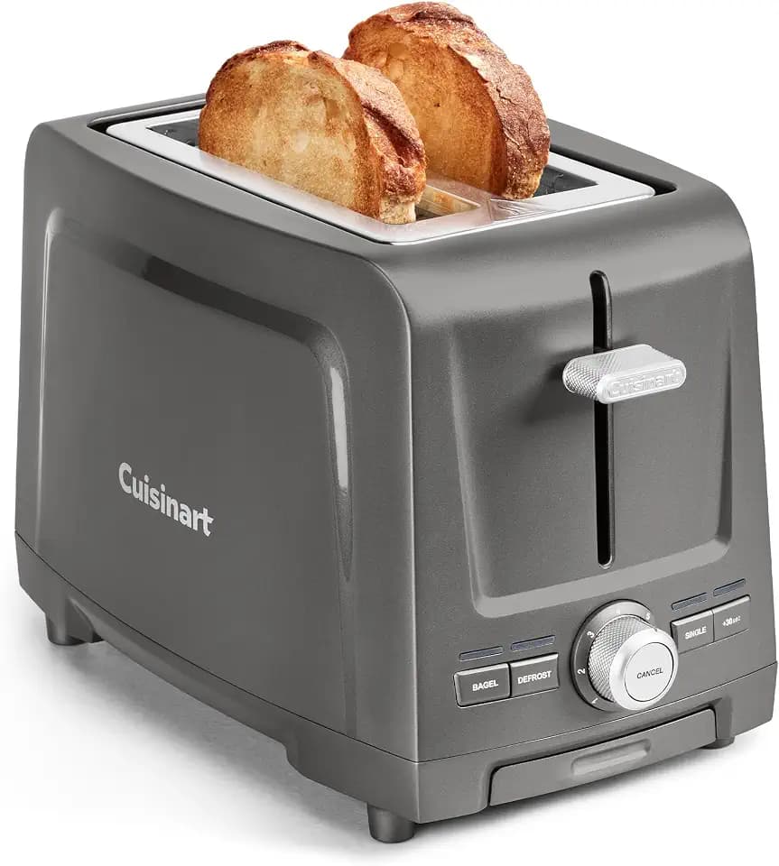 Cuisinart Core Collection 2-Scheiben-Toaster | Extra-lange Schlitze für Artisan-Brote | Bagel-Funktion | High-Lift Quickview™ | Einzel-Scheiben- & Auftau-Funktion | +30 Sek
