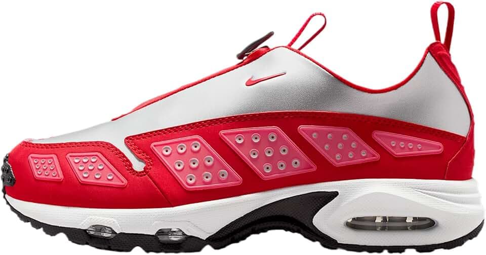 Nike Air Max SNDR Women's Shoes (Silver/Fusion Red/Photon Dust/University Red) Size 10
