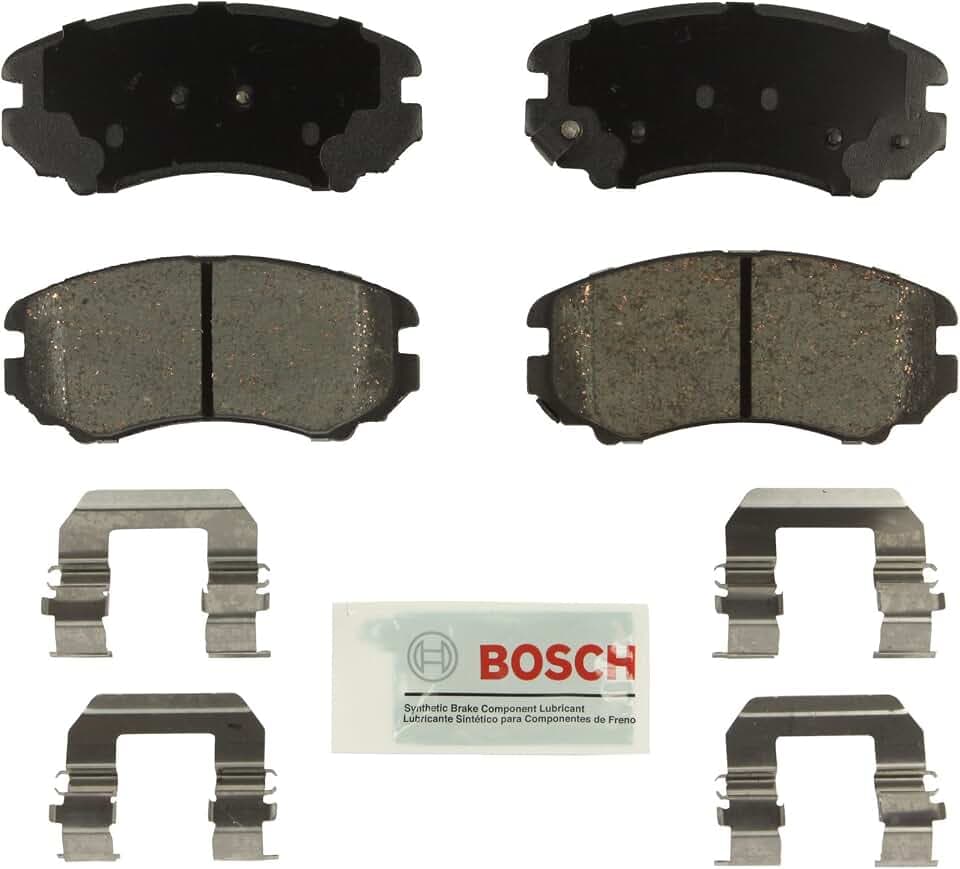 BOSCH BE924H Blue Ceramic Disc Brake Pad Set with Hardware - Front