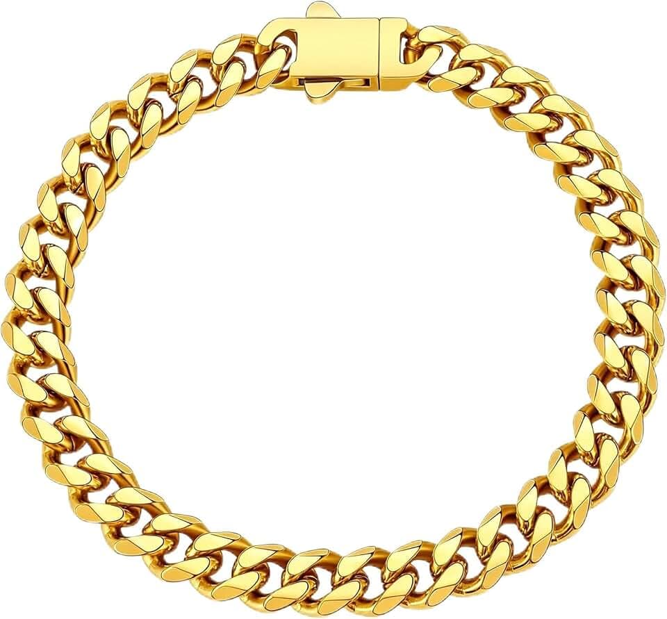 Fiusem Cuban link Mens Bracelet