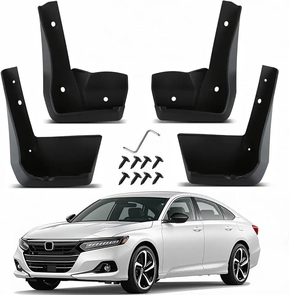 No Drill Mud Flaps for Honda Accord 2018-2022 10th Gen Mudguards