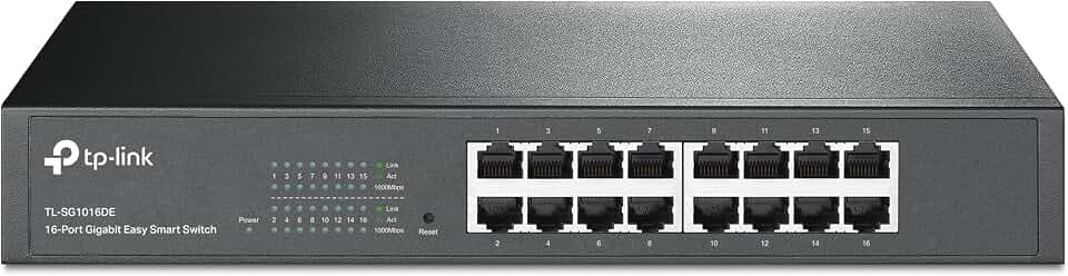TP-Link TL-SG1016DE, 16 Port Gigabit Easy Smart Managed Switch