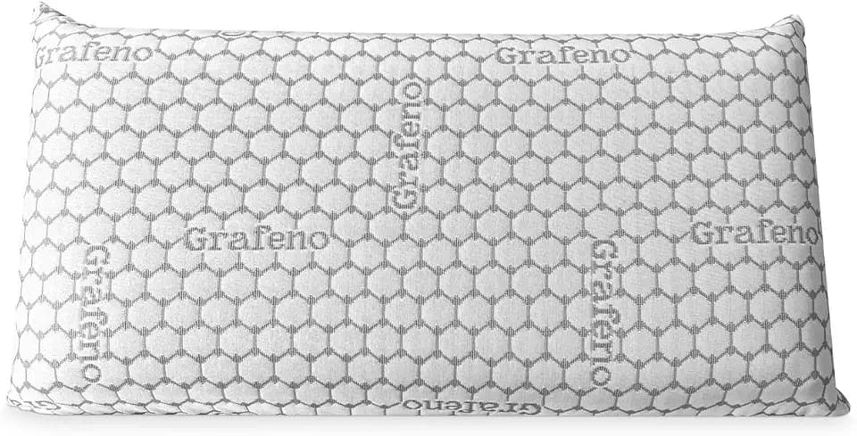 Homey Viskoelastisches Kissen aus Carbon, hervorragende Anpassungsfähigkeit mit Anti-Stress-Eigenschaften, 120 x 40 cm