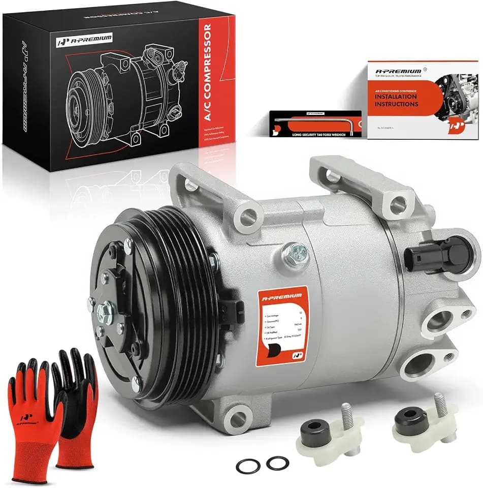 A-Premium Air Conditioner AC Compressor with Clutch