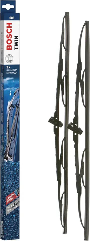 Bosch Scheibenwischer Twin 608, Länge: 600mm/550mm – Set für Frontscheibe