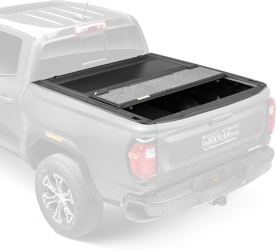 RealTruck Undercover Ultra Flex Hard Folding Truck Bed Tonneau Cover | UX22032 | Fits 2022-2025 Ford Maverick 4' 6" Bed (54.4")