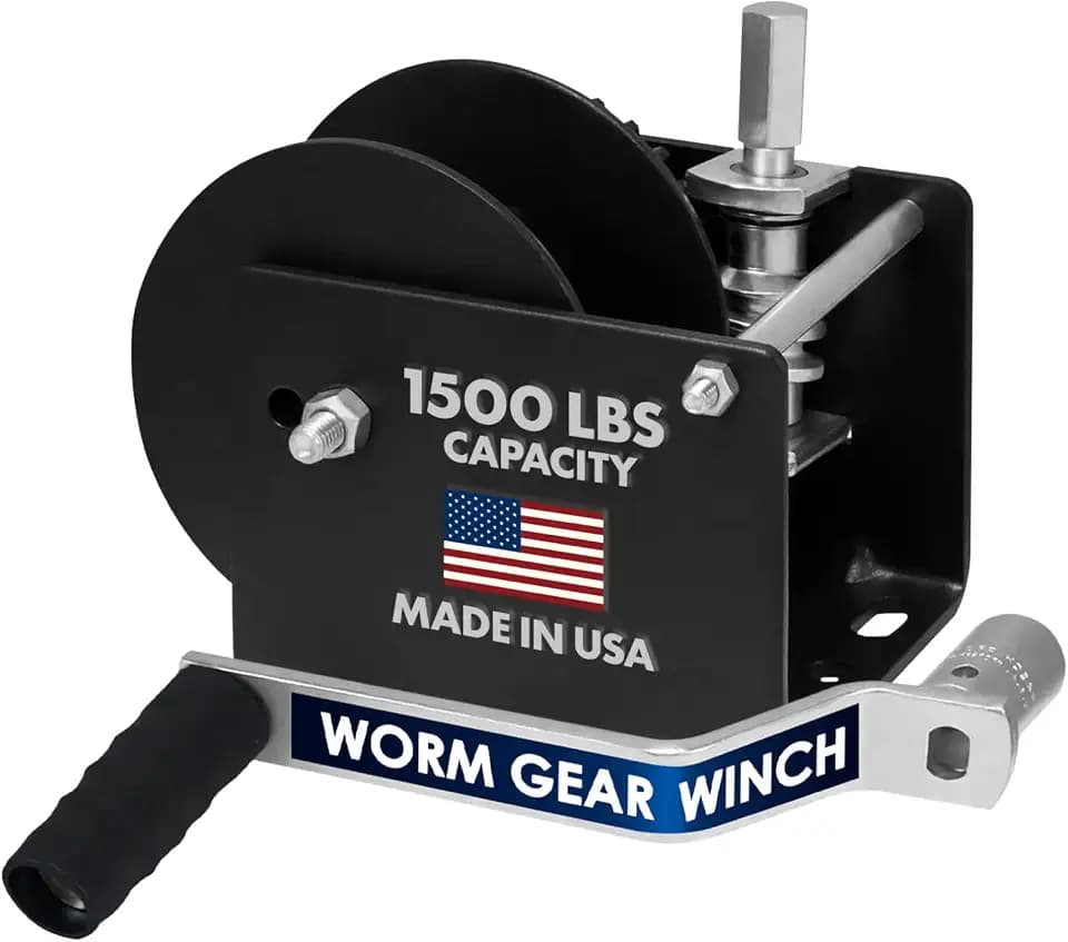 Dutton-Lainson - D-L - WG1500HEX Worm Gear Winch - Hex Drive - Made in USA