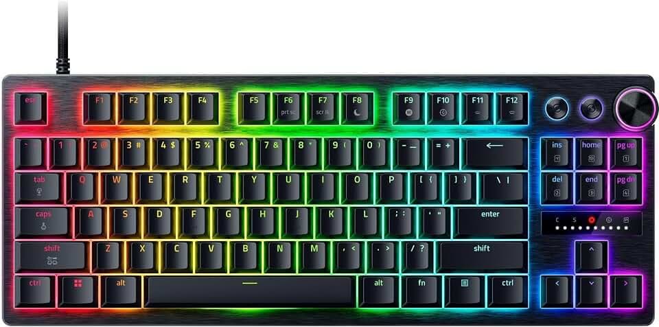 Razer Huntsman V3 Pro Low-Profile Tenkeyless 8Khz Wired Gaming Keyboard