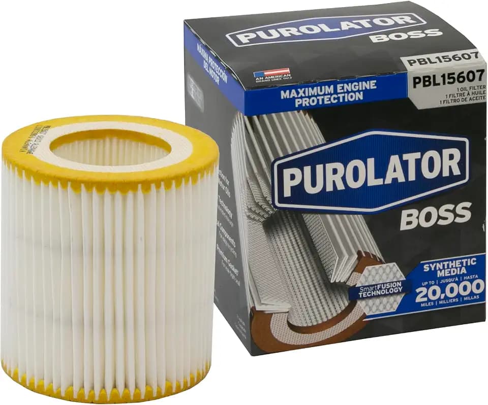 Purolator PBL15607 PurolatorBOSS Maximum Engine Protection Cartridge Oil Filter Compatible With BMW X5, X3, 328i, 328i xDrive, 335i, 535i, 535i xDrive, 320i xDrive, 528i xDrive, 528i, 325i, Z4 and X6