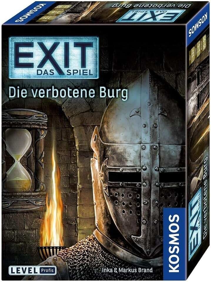 Kosmos EXIT - Das Spiel: Die verbotene Burg | Level: Profi, EXIT Game für 1 bis 4 Spieler ab 12 Jahre, Escape Room Spiel für zu Hause, Rätsel für Erwachsene
