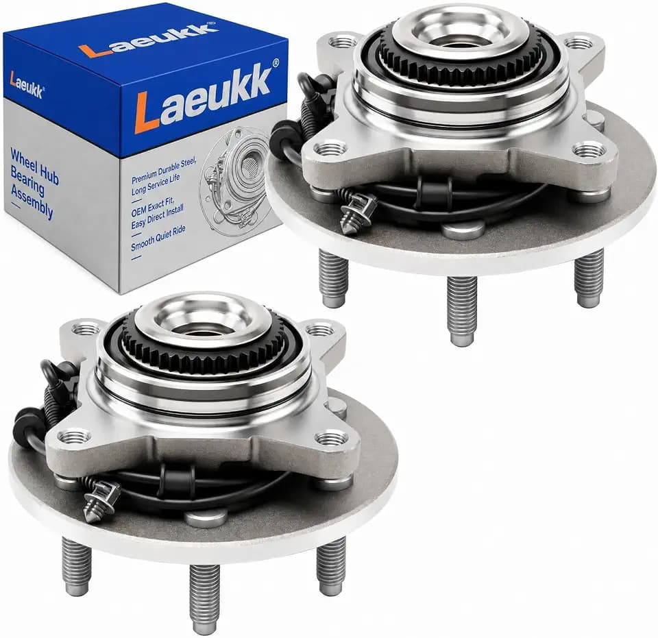 2X 4WD Front Wheel Bearing Hub Assembly for Ford F150 2004 2005