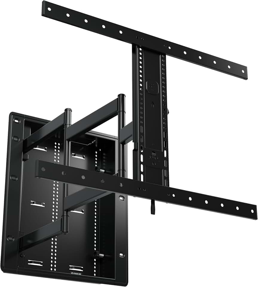SANUS Recessed TV Wall Mount for 42"-85" Screens - Premium Full Motion TV Mount Tilts, Swivels & Extends for Optimal Views - Easy Install & Low Profile Design - VIWLF128-B2