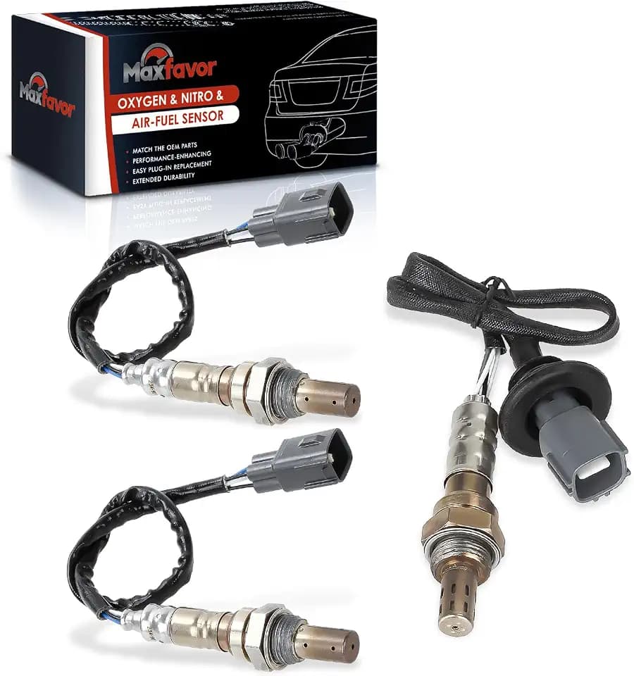 MAXFAVOR 3Pcs Upstream Downstream Oxygen O2 Sensor Fit for Toyota Avalon