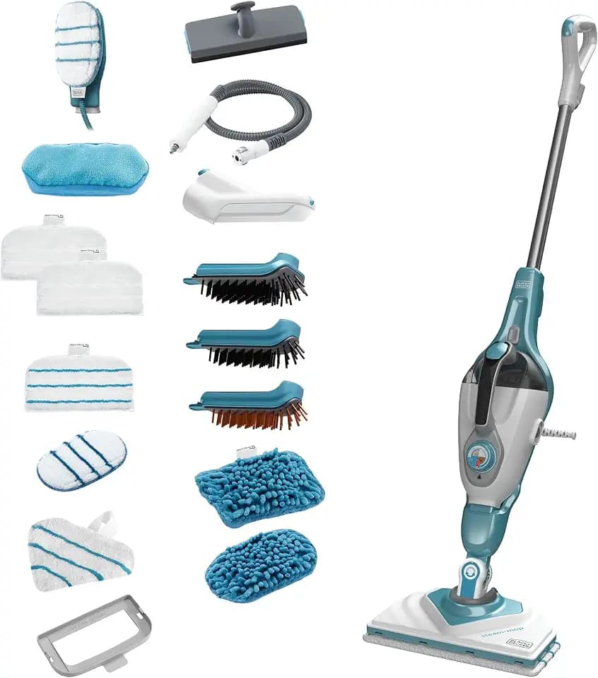 BLACK+DECKER 2-in-1-Multifunktions-Dampfmopp, BHSM1615DAM-QS