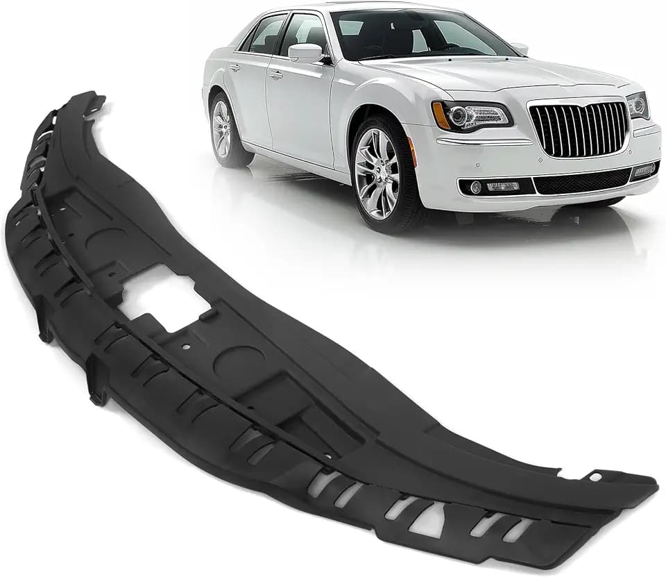 HECASA Upper Radiator Support Cover Compatible with 2011-2014 Chrysler 300 Sight Shield with Adaptive Cruise Replacement for CH1224100, 68127949AB