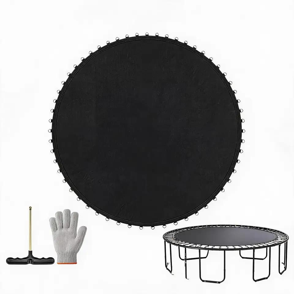 Trampoline Replacement Mat,Trampoline Jumping Pad for 12/14/15 ft Round Frame