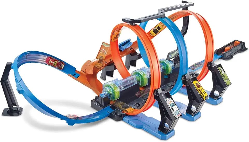 Hot Wheels Corkscrew Crash Streckenset & Spielzeugauto