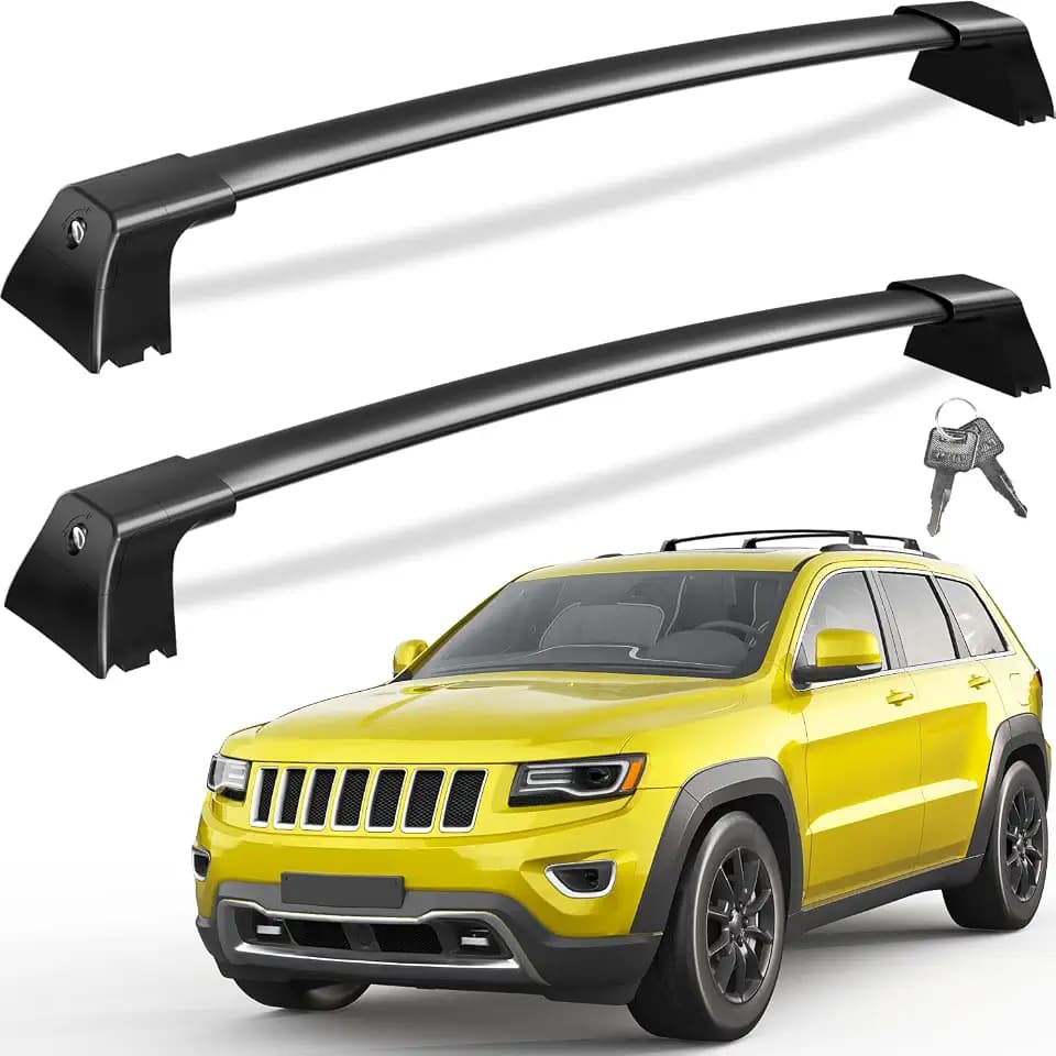Tuyoung 300lbs Roof Rack Cross Bars for Jeep Grand Cherokee 2011-2021