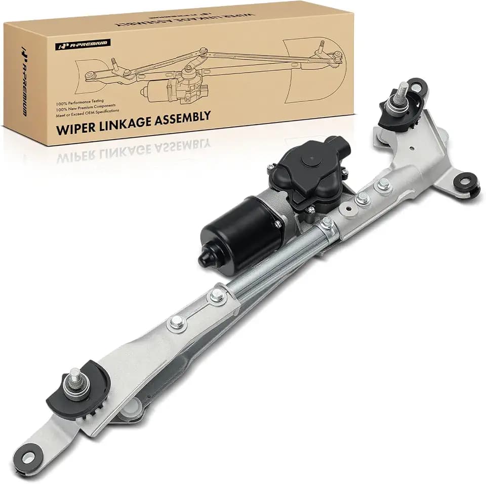 A-Premium Front Windshield Wiper Motor and Linkage Assembly