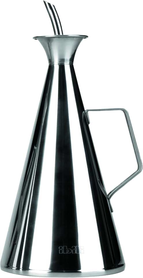 IBILI Stainless Steel Oil Can 1000 Ml, Metallic, 30 x 30 x 30 cm