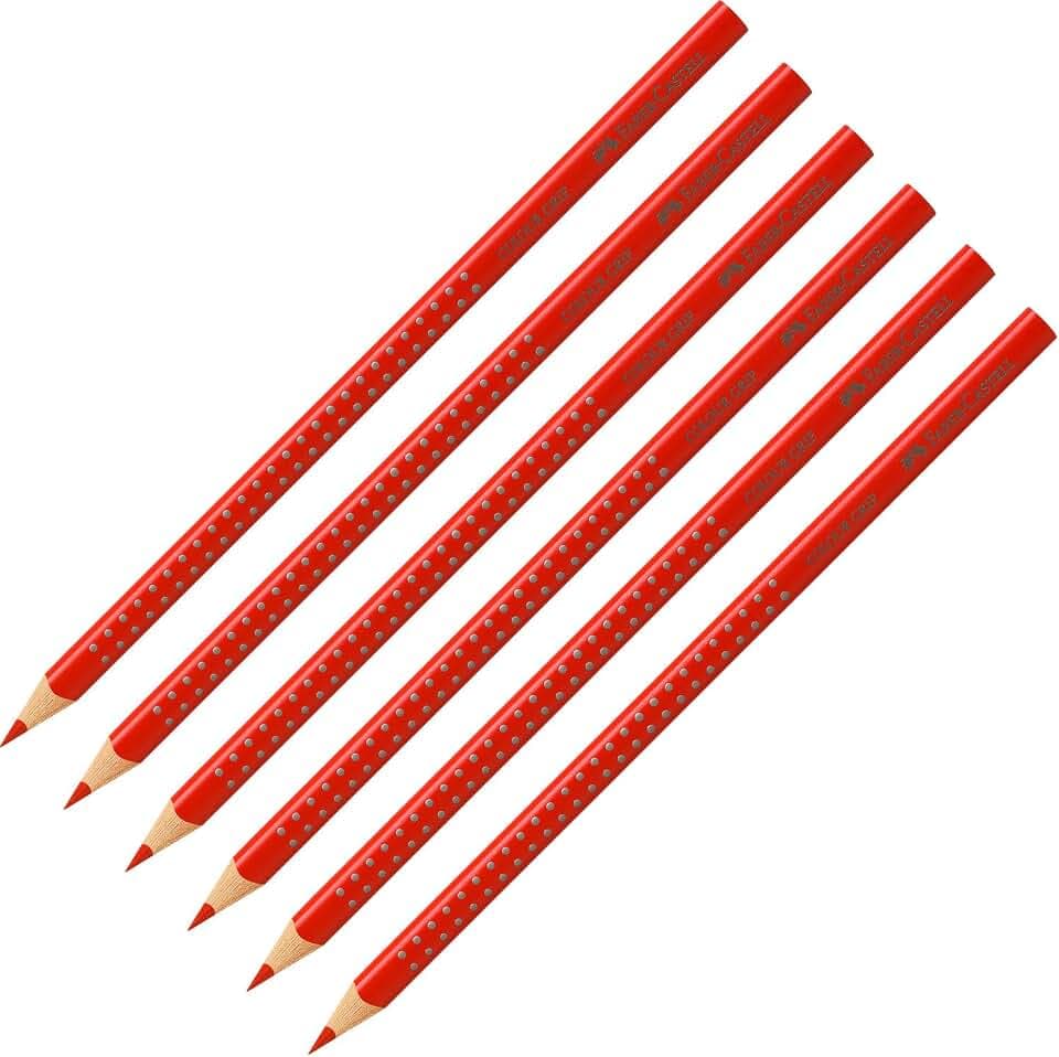 Faber-Castell - Buntstifte Colour Grip Morgenrot, 6 Farben