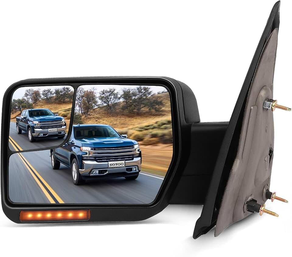 SCITOO Towing Mirror Compatible for Ford for F150 2004-2014 Left