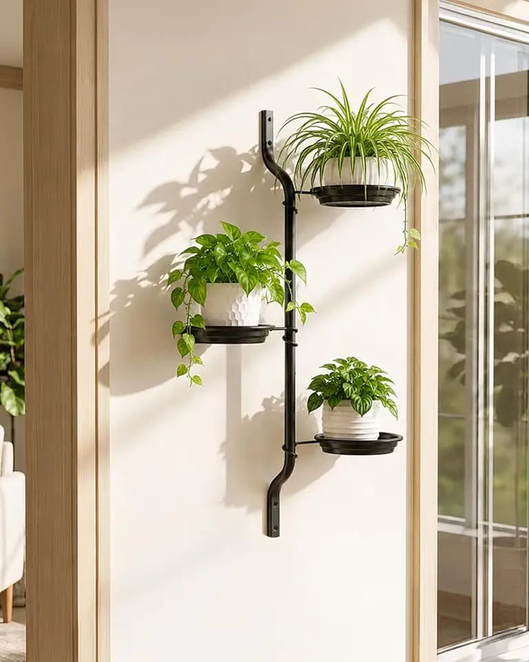 Bamworld Window Plant Shelves for Plants Wall Plant Holder Indoor