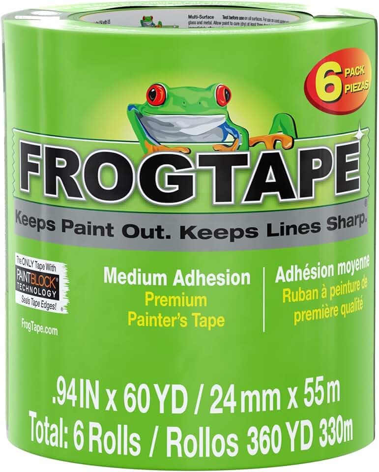 FrogTape Multi-Surface Painter's Tape with PAINTBLOCK, 0.94 in x 60 Yds
