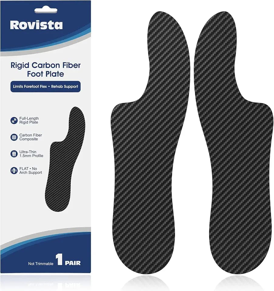 1 Pair Morton's Extension Orthotic – 1.5mm Carbon Fiber Insoles for Hallux Rigidus/Limitus, Turf Toe, Morton's Toe – Post-Op Shoe Alternative(US M 10-10.5 / W 11-11.5 - 275 mm)