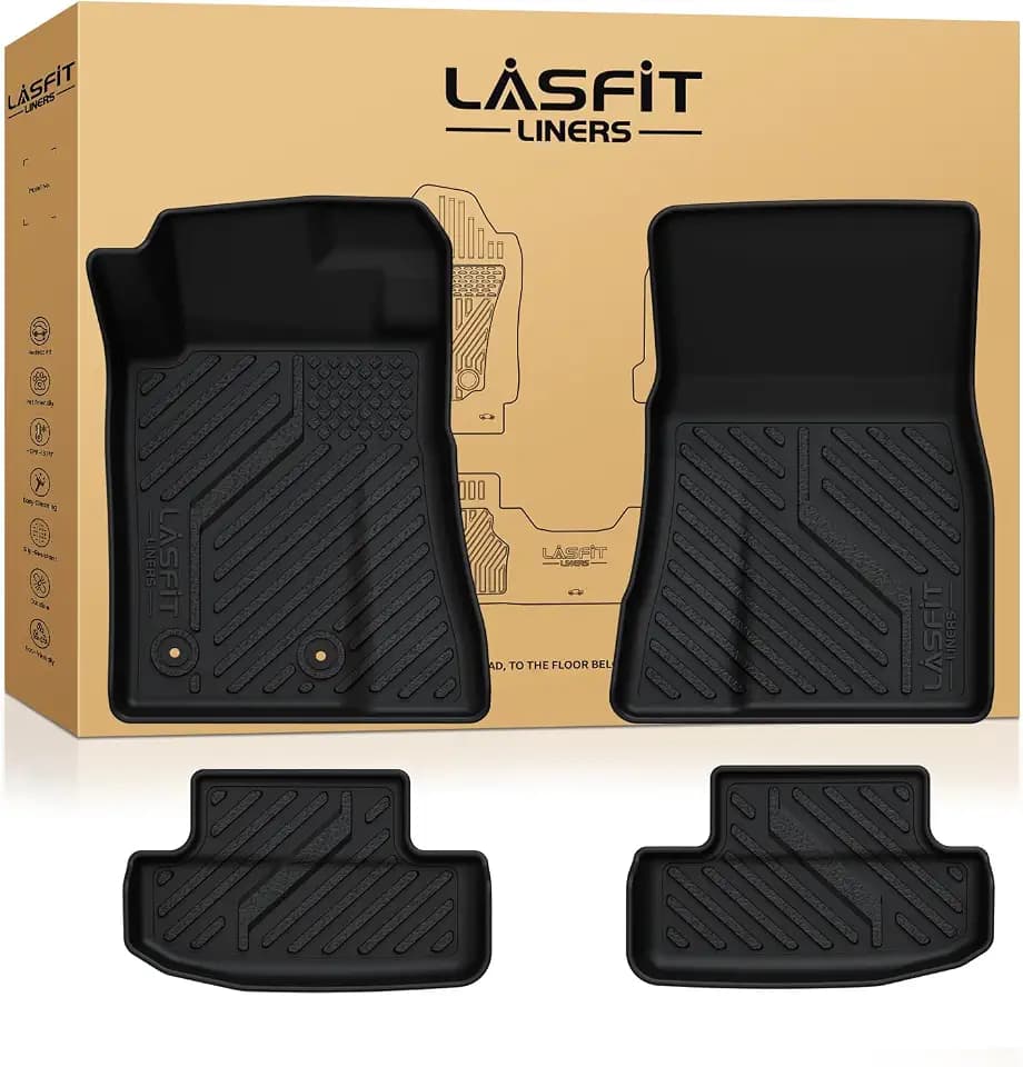 LASFIT Floor Mats for Ford Mustang 2015-2023 2024 2025 2026 Accessories