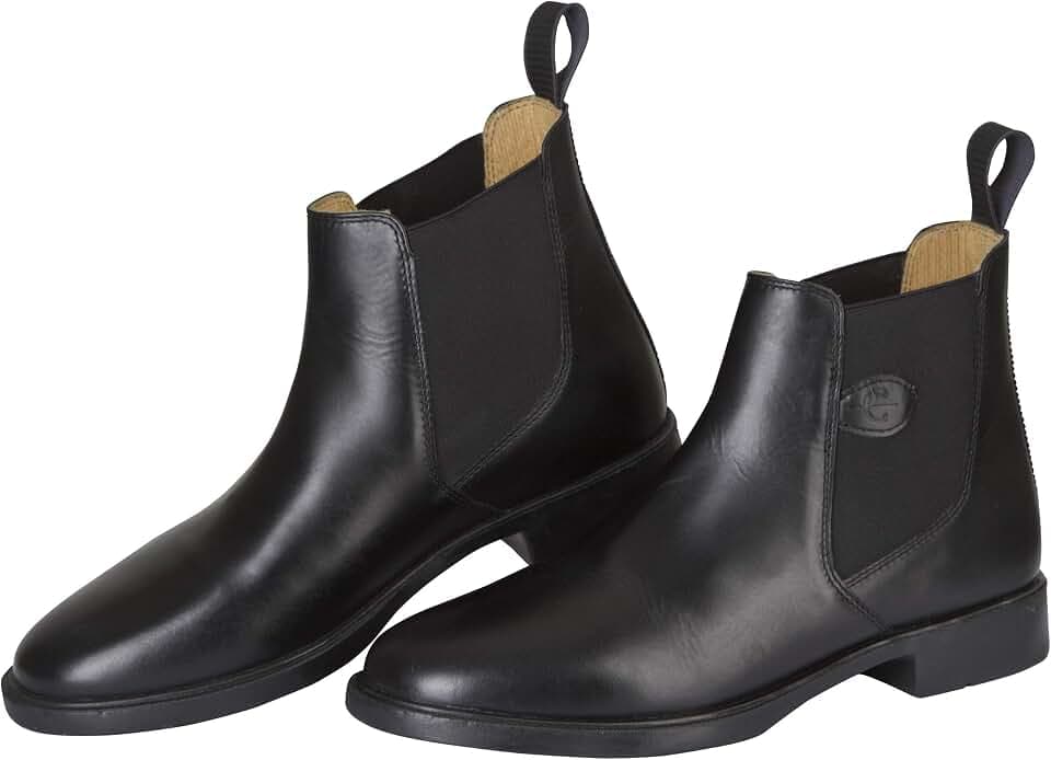 Covalliero Reitstiefelette Leder Classic, Stiefel, Reitstiefel, paarweise, von 35 EU bis 45 EU, schwarz, Leder, unisex