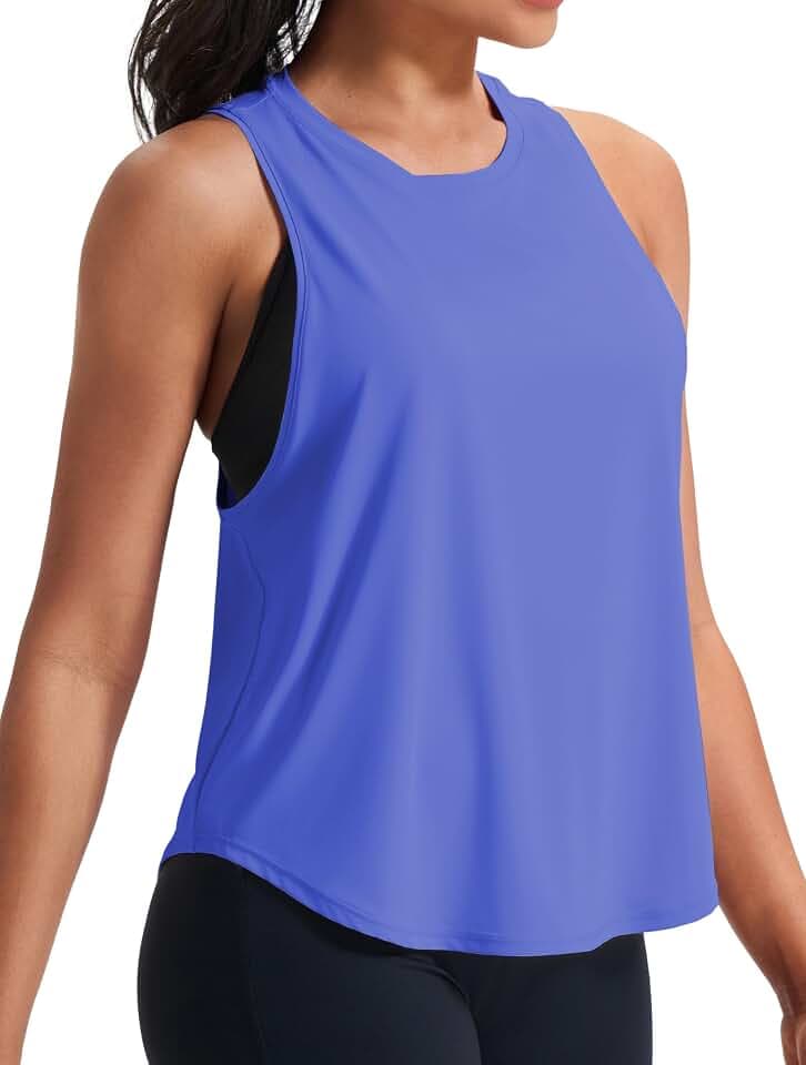 Workout Tank Tops for Women,Loose Fit Sleeveless Gym Tops