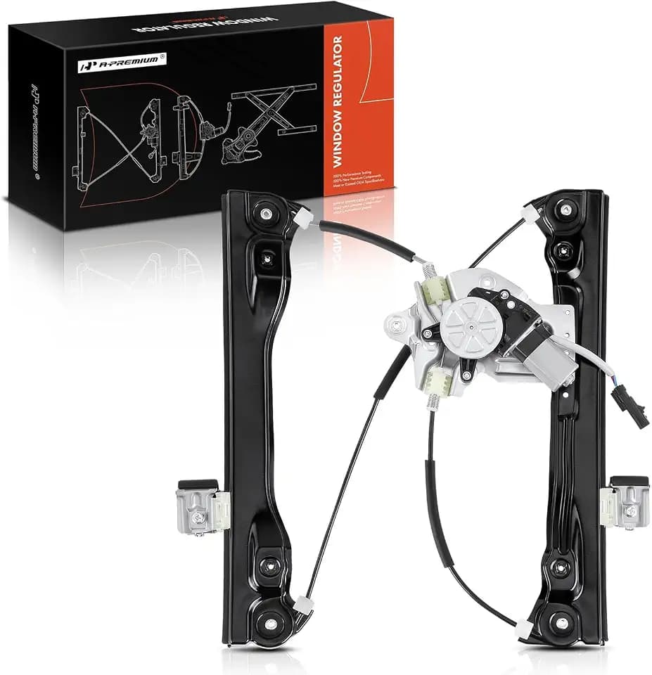 A-Premium Front Driver Side Power Window Regulator with Motor Assembly