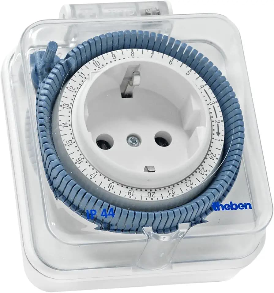 Theben 0260855 Timer 26 IP44 Steckdosen Zeitschaltuhr außen Tagesprogramm