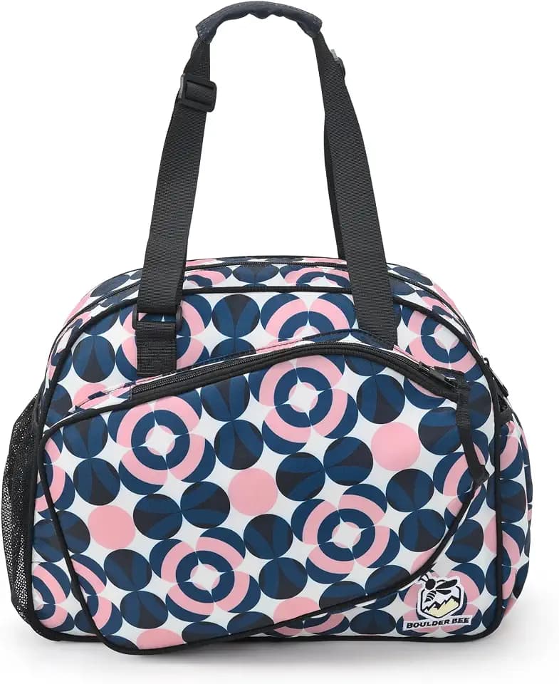 Boulder Bee Pickleball Tote Bag for Women with Paddle Holder