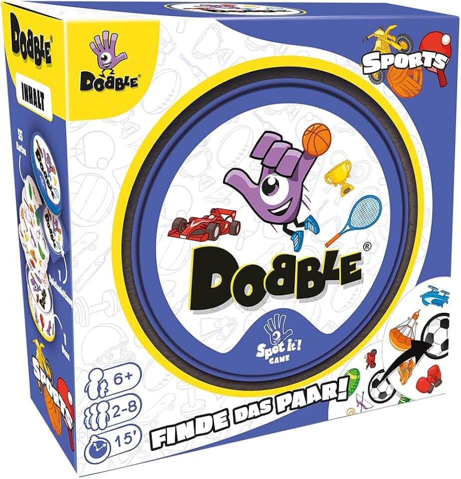 Asmodee, Dobble Sports, Rasantes Familienspiel, Deutsch