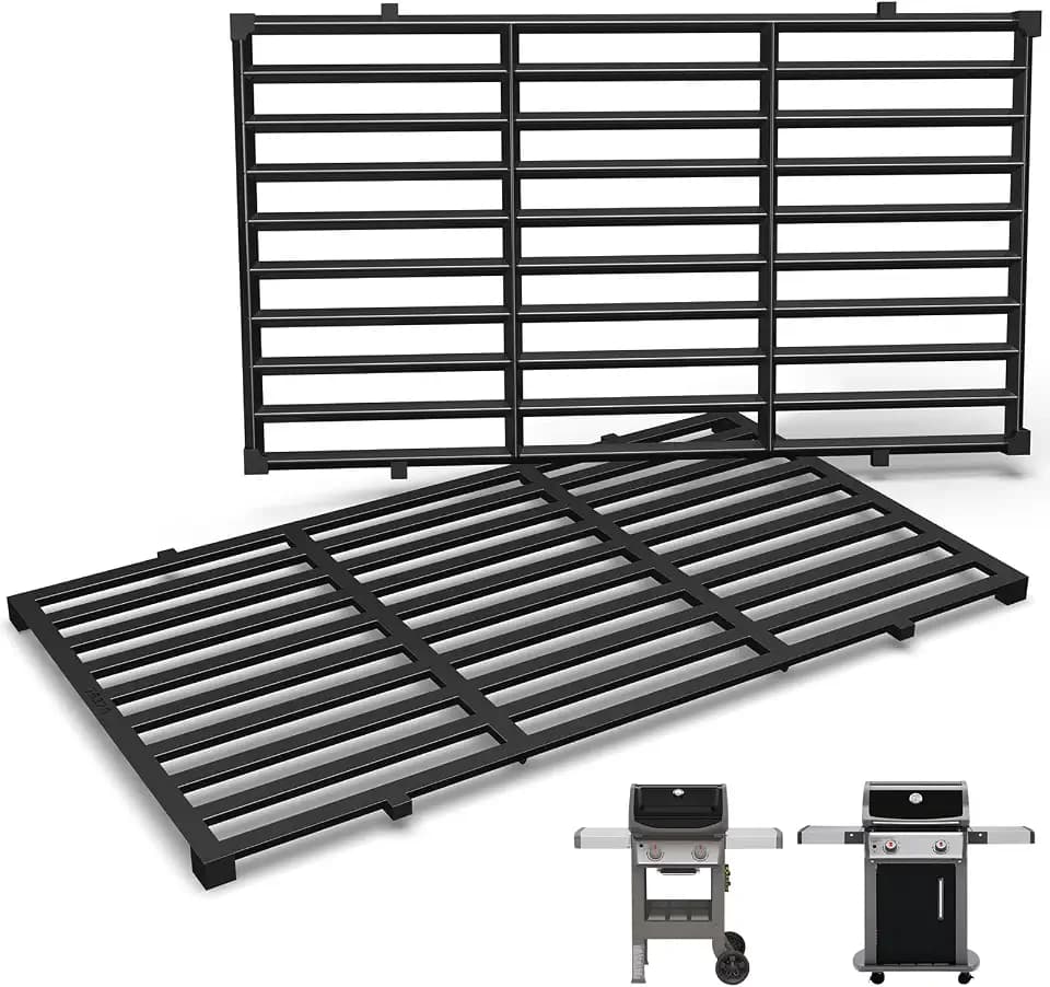 17.5 Inch Porcelain Grill Grates for Weber Spirit 200 Series Grills