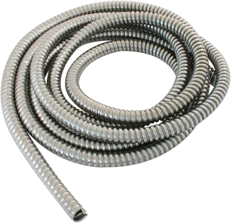 GG Grand General 85011 Stainless Steel 3/8 Inches I.D. Flexible Wire Loom, 10 Feet