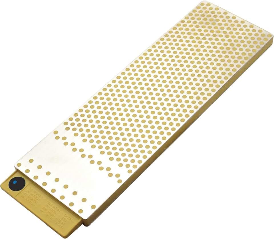 DMT DuoSharp®Plus™ Diamant Schleifstein 8" Extragrob/Grob | Doppelseitiger Messerschärfer in Profiqualität | 20cm Wetzstein für Messer und Werkzeuge | Made in USA | WM8CX