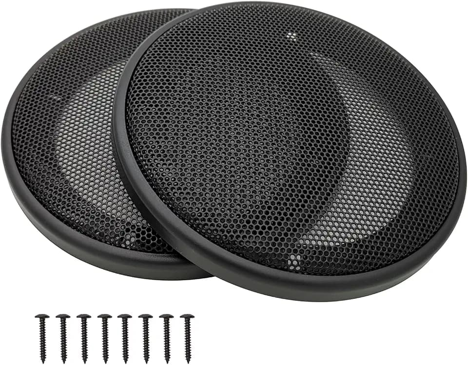 4" Speaker Grill Covers, Black Color, 2Pcs
